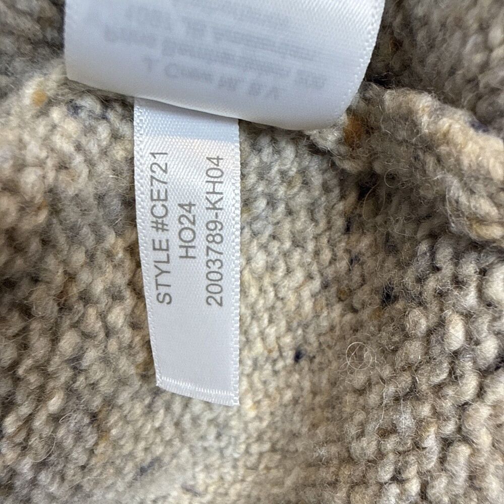 J. Crew Fair Isle Wide Mockneck Sweater Size Small Merino Lambswool Alpaca - Picture 8 of 9